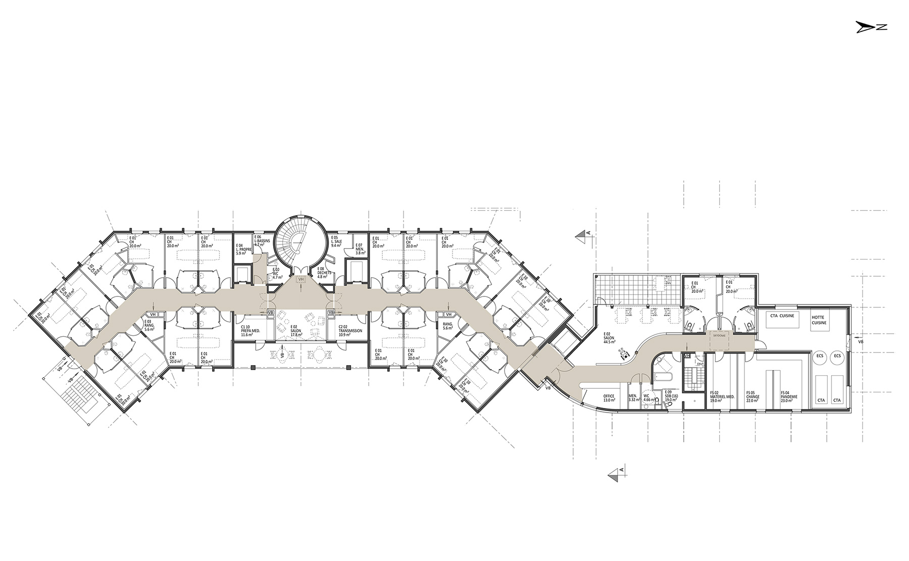 R+2 - Restructuration et extension de l'EHPAD du Badbronn / Châtenois