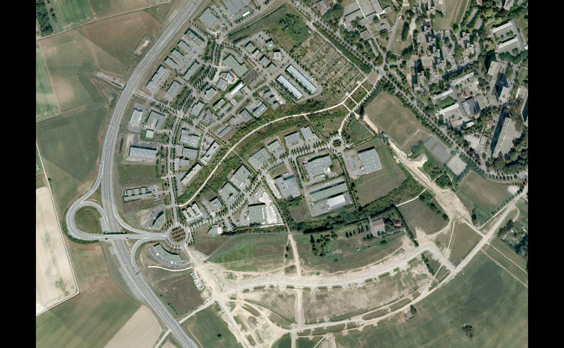 Google Earth - Parc des Collines / Mulhouse