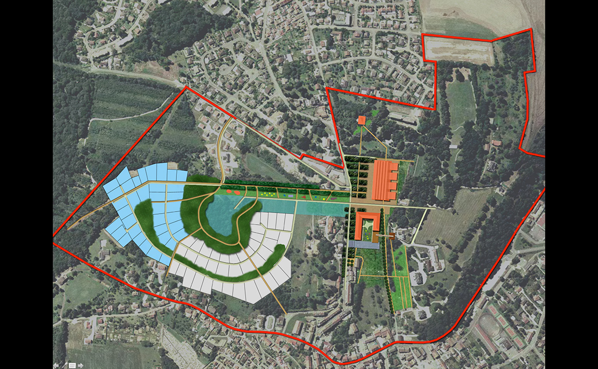 Plan d'aménagement - Les Fonteneilles - Reconversion / Beaucourt